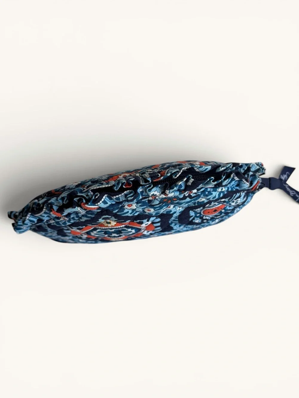 Vera Bradley Marrakesh Blue Printed Quilted Cosmetic Pouch Retired